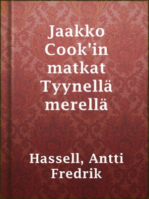 cover image of Jaakko Cook'in matkat Tyynellä merellä